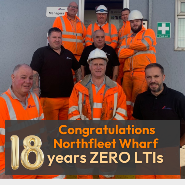 Northfleet and UK Concrete Products celebrate LTI Free Milestones